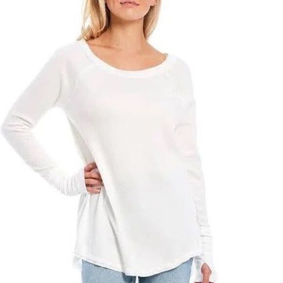 Free People Snowy Thermal slouchy top - Picture 1 of 7